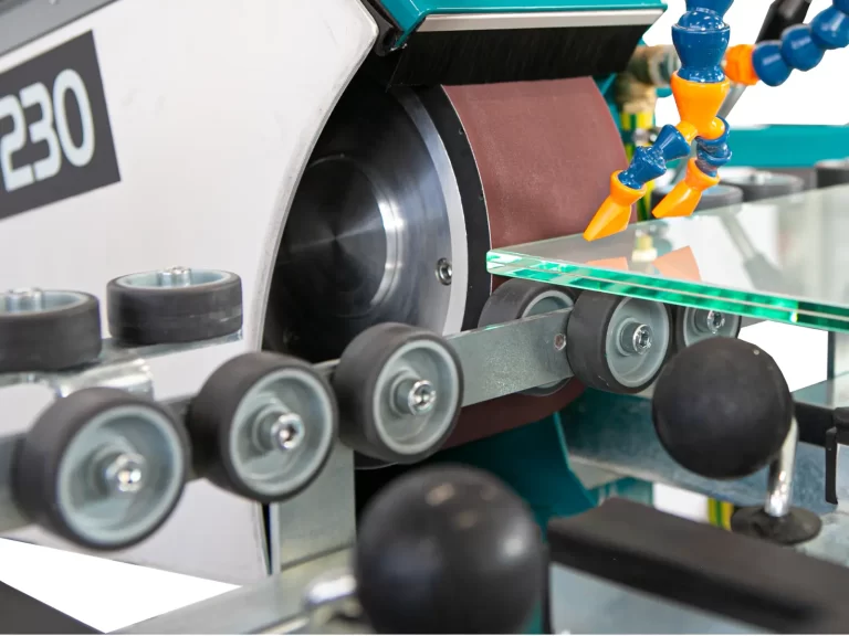 Horizontal glass edging machine - Detail